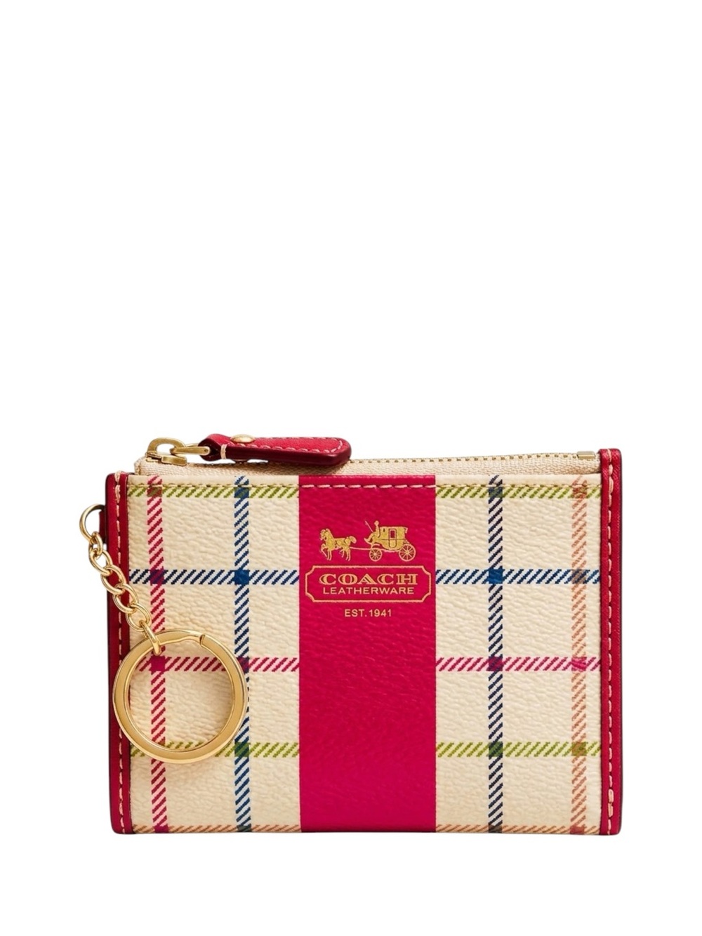 COMING SOON
Coach Tattersall Card Holder Keychain